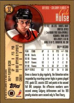 1998-99 Topps #32 Cale Hulse Back