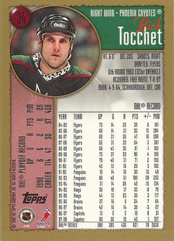 1998-99 Topps #34 Rick Tocchet Back
