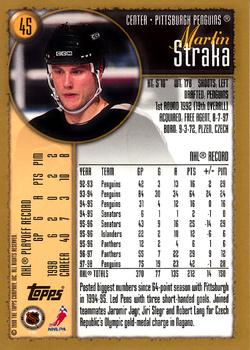 1998-99 Topps #45 Martin Straka Back