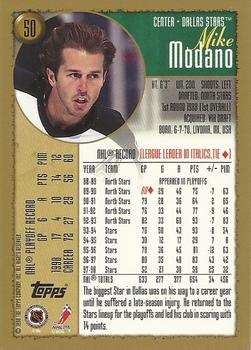 1998-99 Topps #50 Mike Modano Back