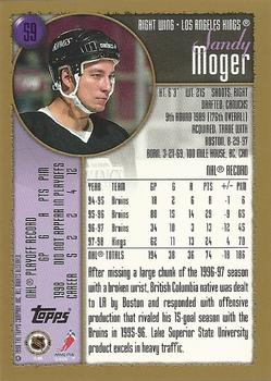1998-99 Topps #59 Sandy Moger Back