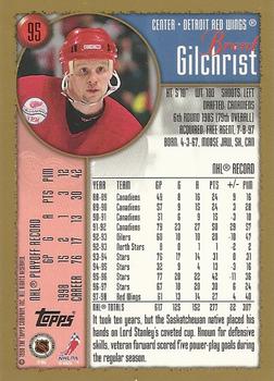 1998-99 Topps #95 Brent Gilchrist Back