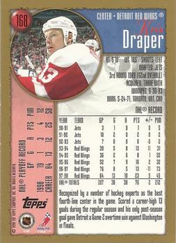 1998-99 Topps #168 Kris Draper Back