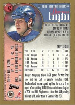 1998-99 Topps #172 Darren Langdon Back