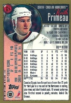 1998-99 Topps #124 Keith Primeau Back