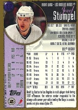1998-99 Topps #132 Jozef Stumpel Back