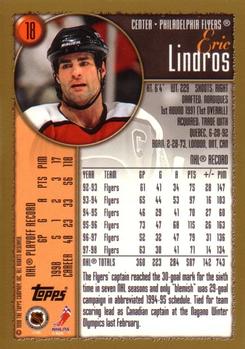 1998-99 Topps #18 Eric Lindros Back