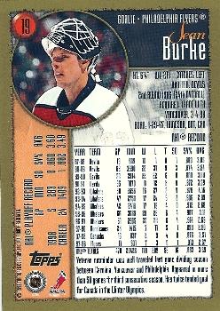 1998-99 Topps #19 Sean Burke Back