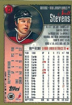 1998-99 Topps #23 Scott Stevens Back