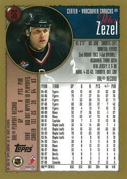 1998-99 Topps #56 Peter Zezel Back