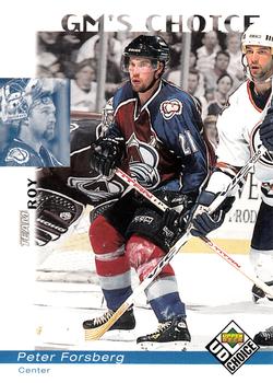 1998-99 UD Choice #229 Peter Forsberg Front