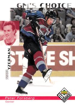 1998-99 UD Choice #241 Peter Forsberg Front