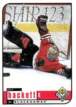 1998-99 UD Choice #49 Jeff Hackett Front