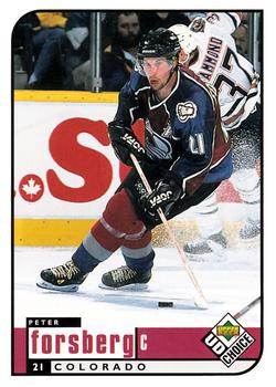 1998-99 UD Choice #56 Peter Forsberg Front