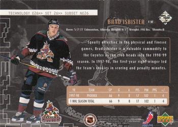 1998-99 Upper Deck UD3 #26 Brad Isbister Back