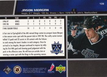 1998-99 Upper Deck #109 Jason Morgan Back