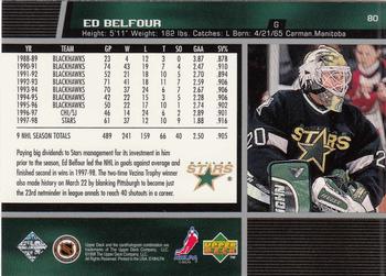1998-99 Upper Deck #80 Ed Belfour Back