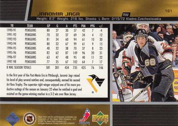 1998-99 Upper Deck #161 Jaromir Jagr Back
