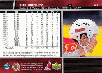 1998-99 Upper Deck #233 Phil Housley Back
