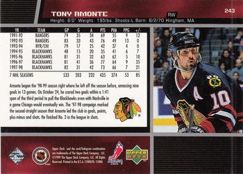 1998-99 Upper Deck #243 Tony Amonte Back