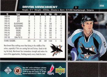 1998-99 Upper Deck #356 Bryan Marchment Back