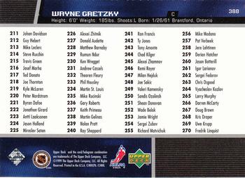 1998-99 Upper Deck #388 Wayne Gretzky Back