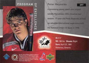 1998-99 Upper Deck #397 Peter Reynolds Back