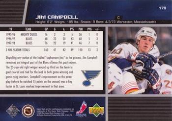 1998-99 Upper Deck #178 Jim Campbell Back