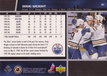 1998-99 Upper Deck #90 Doug Weight Back