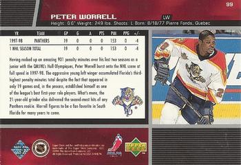 1998-99 Upper Deck #99 Peter Worrell Back