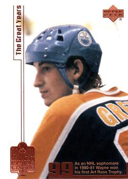 1999 Upper Deck Wayne Gretzky Living Legend #12 Wayne Gretzky (1980-81) Front