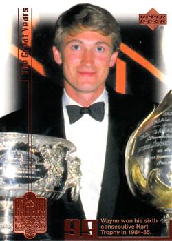 1999 Upper Deck Wayne Gretzky Living Legend #16 Wayne Gretzky (1984-85) Front