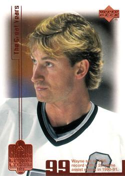 1999 Upper Deck Wayne Gretzky Living Legend #22 Wayne Gretzky (1990-91) Front
