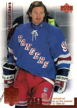 1999 Upper Deck Wayne Gretzky Living Legend #28 Wayne Gretzky (1996-97) Front