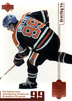 1999 Upper Deck Wayne Gretzky Living Legend #33 Wayne Gretzky (vs Buffalo) Front