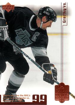 1999 Upper Deck Wayne Gretzky Living Legend #40 Wayne Gretzky (vs Edmonton) Front