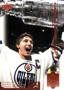 1999 Upper Deck Wayne Gretzky Living Legend #85 Wayne Gretzky (First Cup) Front