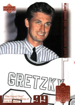 1999 Upper Deck Wayne Gretzky Living Legend #87 Wayne Gretzky (Kings Debut) Front
