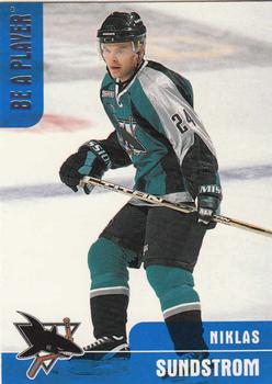 1999-00 Be a Player Memorabilia #112 Niklas Sundstrom Front