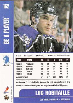 1999-00 Be a Player Memorabilia #162 Luc Robitaille Back