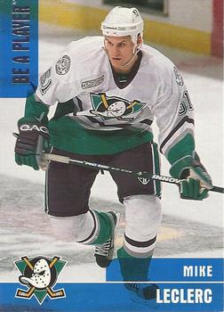 1999-00 Be a Player Memorabilia #170 Mike Leclerc Front