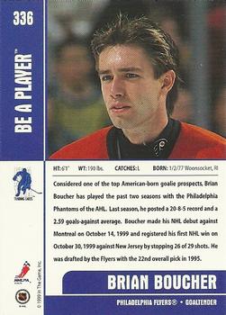 1999-00 Be a Player Memorabilia #336 Brian Boucher Back