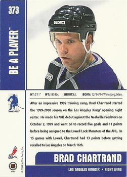 1999-00 Be a Player Memorabilia #373 Brad Chartrand Back