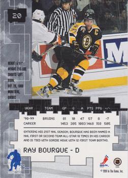 1999-00 Be a Player Millennium Signature Series #20 Ray Bourque Back