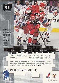 1999-00 Be a Player Millennium Signature Series #48 Keith Primeau Back