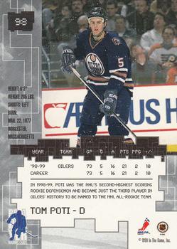 1999-00 Be a Player Millennium Signature Series #98 Tom Poti Back