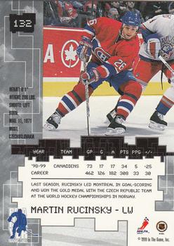 1999-00 Be a Player Millennium Signature Series #132 Martin Rucinsky Back