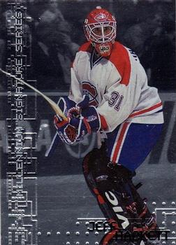 1999-00 Be a Player Millennium Signature Series #134 Jeff Hackett Front