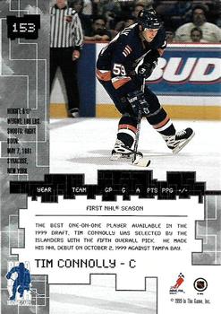 1999-00 Be a Player Millennium Signature Series #153 Tim Connolly Back