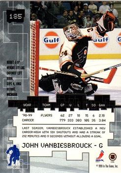 1999-00 Be a Player Millennium Signature Series #185 John Vanbiesbrouck Back